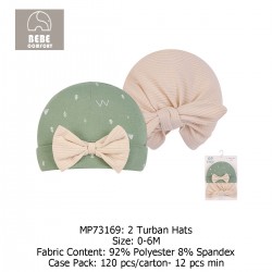 Bebe Comfort Turban Cap (2 Pcs) MP73169