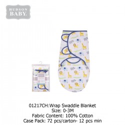 Hudson Baby Wrap Swaddle Blanket 01217
