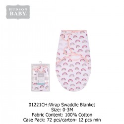 Hudson Baby Wrap Swaddle Blanket 01221