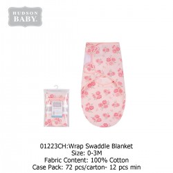 Hudson Baby Wrap Swaddle Blanket 01223