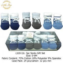 Little Star Socks Gift Set - (3\'s/Pack) LS09126
