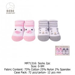 Bebe Comfort Baby Socks  (2\'s/Pack) MP71316
