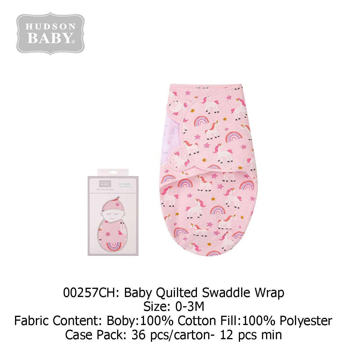 Hudson baby 2025 swaddle wrap