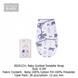Hudson Baby Swaddle Wrap 00261