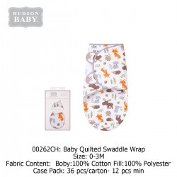 Hudson Baby Swaddle Wrap 00262