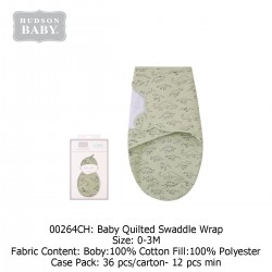 Hudson Baby Swaddle Wrap 00264