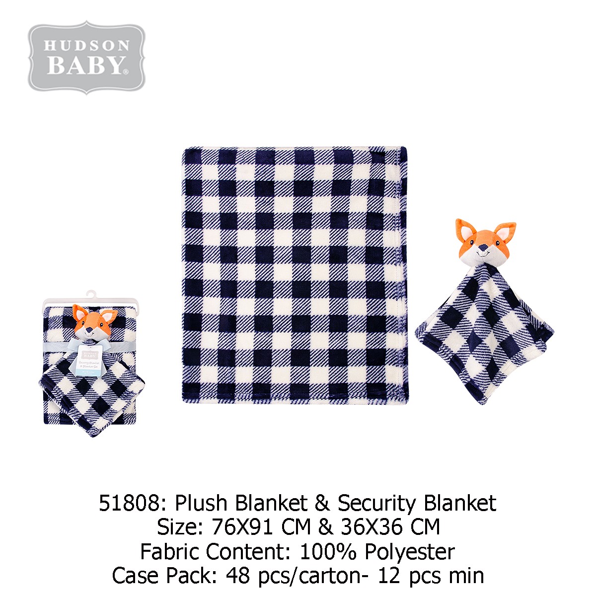 Hudson baby security outlet blanket and blanket set