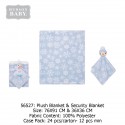 Hudson Baby Plush Blanket & Security Blanket 56527