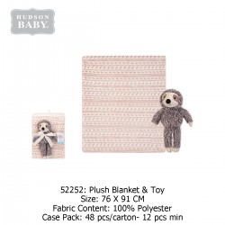 Hudson Baby Plush Blanket & Toys Paisley Elephant 52252