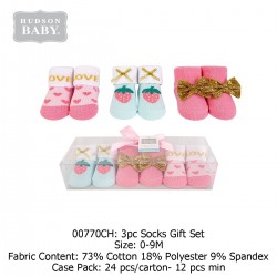 Hudson Baby Novelty Socks Giftset (3\'s/Pack) 00770