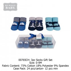Hudson Baby Novelty Socks Giftset (3\'s/Pack) 00765
