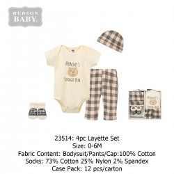 Hudson Baby Giftset (4's Pack) 23514