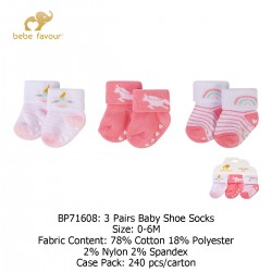 Baby Terry Socks (3\'s/Pack) BP71608