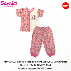 Sanrio Melody Short Sleeve & Long Pants Set MM40192