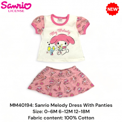 Sanrio Melody Dress With Panties MM40194