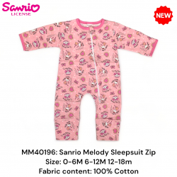 Sanrio Melody Sleepsuit Zip MM40196