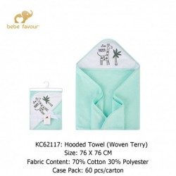 Bebe Favour Baby Hooded Towel (Woven Terry) KC62117