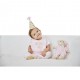 Bebe Favour Baby Hooded Towel & Washcloths (Woven Terry) BP62096