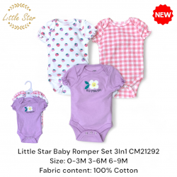 Little Star Baby Rompers Set 3in1 CM21292