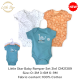 Little Star Baby Rompers Set 3in1 CM21389