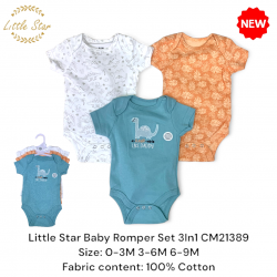 Little Star Baby Rompers Set 3in1 CM21389