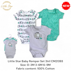 Little Star Baby Rompers Set 3in1 CM21393