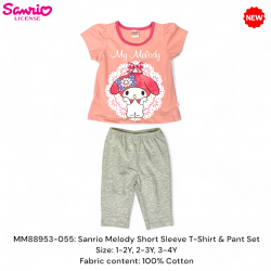Sanrio Melody Short Sleeve T-Shirt & Pants Set MM88953-0