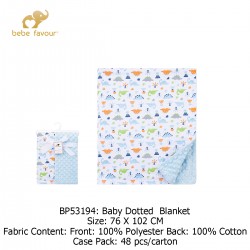 Bebe Favour Baby Dotted Blanket BP53194
