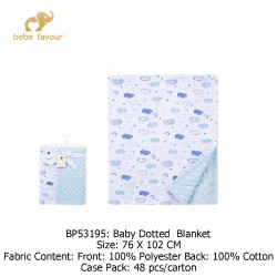 Bebe Favour Baby Dotted Blanket BP53195