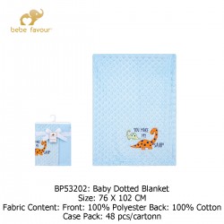 Bebe Favour Baby Dotted Blanket BP53202