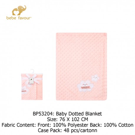 Bebe Favour Baby Dotted Blanket BP53204