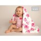 Bebe Favour Baby Hooded Receiving Blanket BP53216