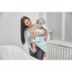 Bebe Favour Baby Hooded Receiving Blanket BP53216