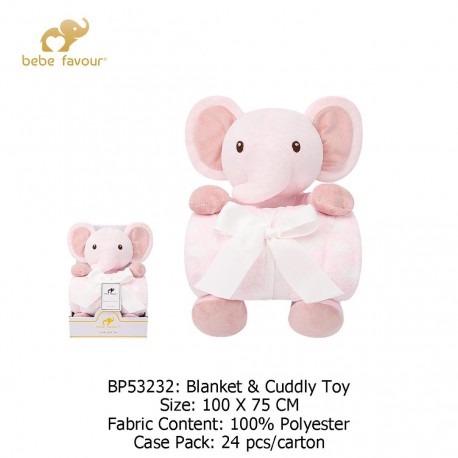 Bebe Favour Blanket and Cuddly Toy BP53232