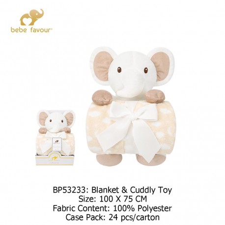 Bebe Favour Blanket and Cuddly Toy BP53233