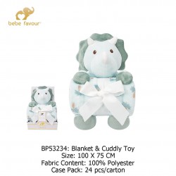 Bebe Favour Blanket and Cuddly Toy BP53234