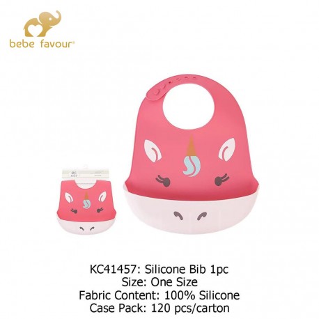 Bebe Favour Soft Silicone Bib (1 Pc) KC41457