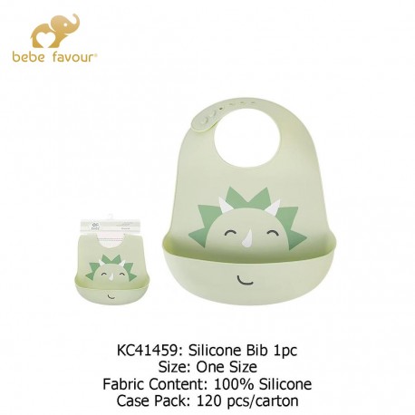 Bebe Favour Soft Silicone Bib (1 Pc) KC41459