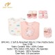 Bebe Favour 2Soft & Absorbent Bibs & 2Pairs Rattle Socks BP41441