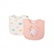 Bebe Favour 2Soft & Absorbent Bibs & 2Pairs Rattle Socks BP41441