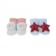 Bebe Favour 2Soft & Absorbent Bibs & 2Pairs Rattle Socks BP41445