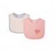 Bebe Favour 2Soft & Absorbent Bibs & 2Pairs Rattle Socks BP41456