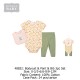 Hudson Baby Bodysuit & Pant & Bib Set (3\'s/Pack) 48832