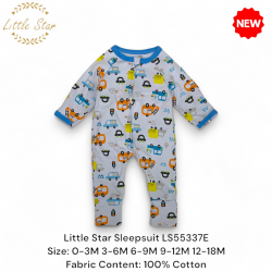 Little Star Baby Zips Sleepsuit LS55337E