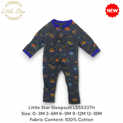 Little Star Baby Zips Sleepsuit LS55337H