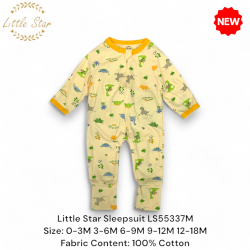 Little Star Baby Zips Sleepsuit LS55337M