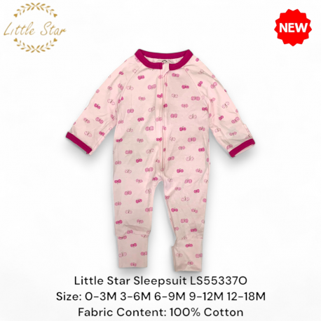 Little Star Baby Zips Sleepsuit LS55337O