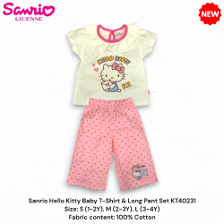 Sanrio Hello Kitty Baby T-Shirt & Long Pant Set KT40231