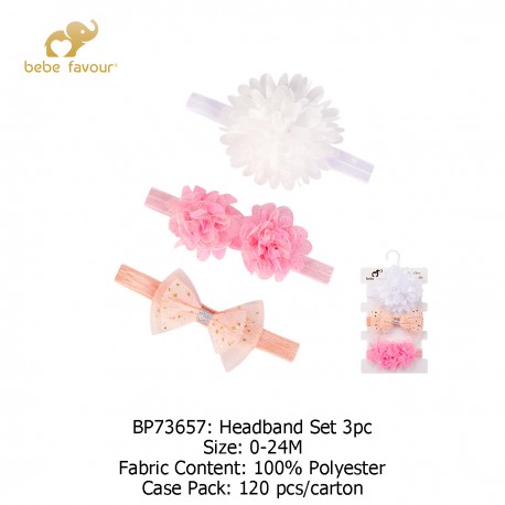 Bebe Favour Headband Set 3Pc BP73657