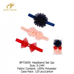 Bebe Favour Headband Set 3Pc BP73659